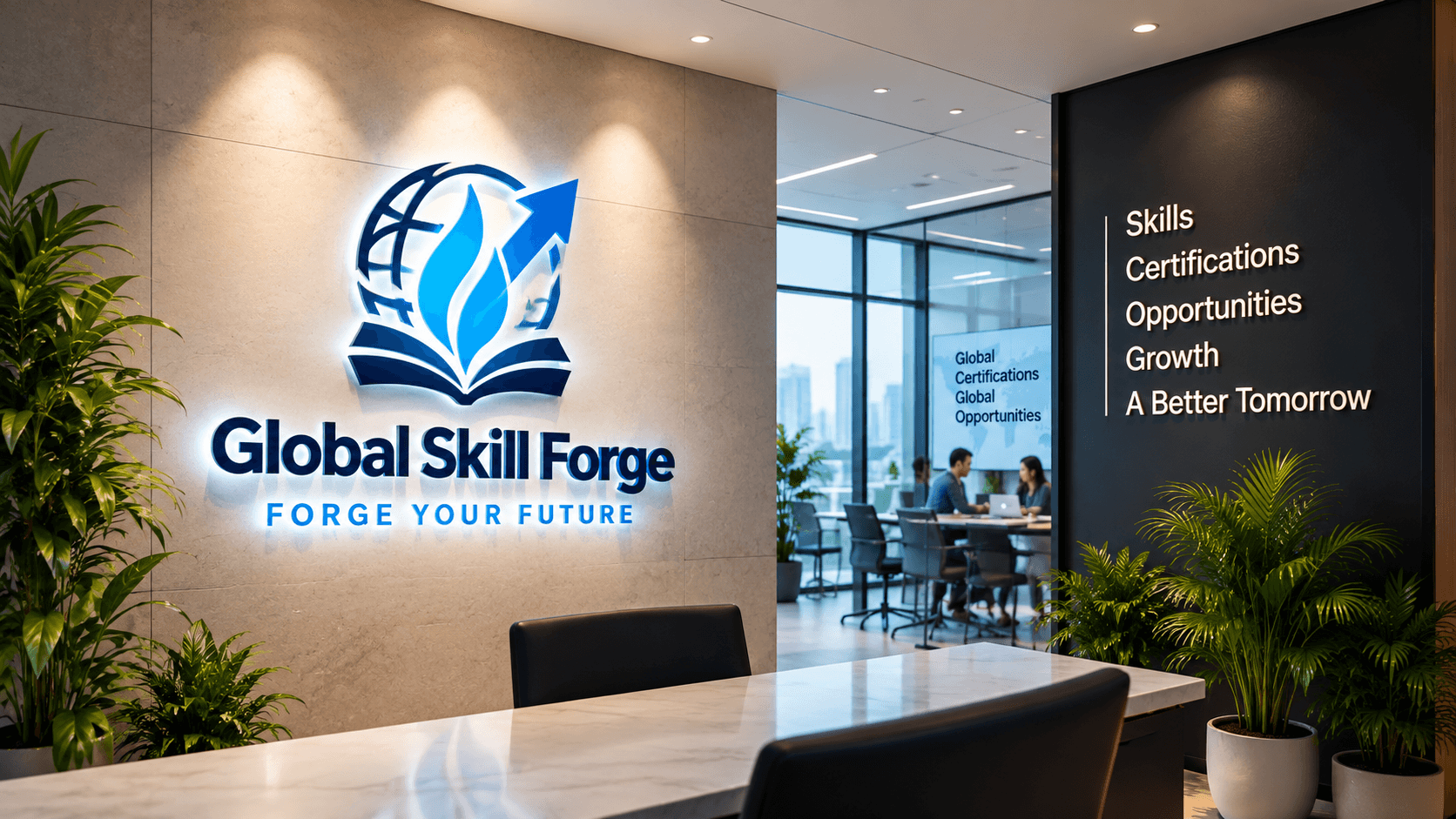 Global Skill Forge office and workspace