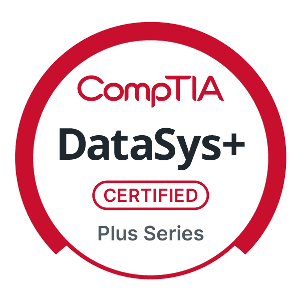 CompTIA DataSys+ ce badge