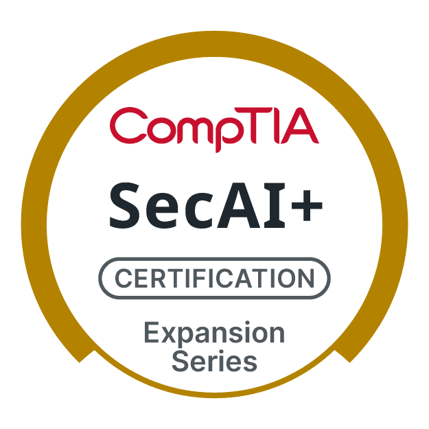 CompTIA SecAI+ badge