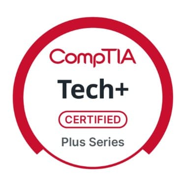 CompTIA Tech+ badge