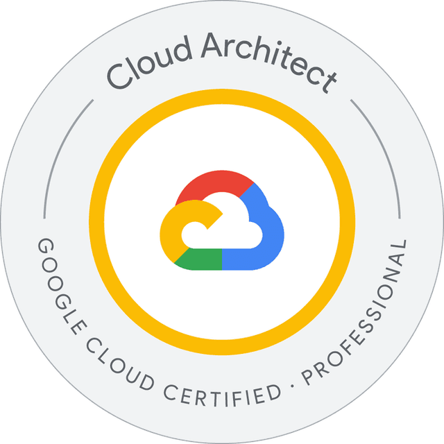 Professional Cloud Architect badge