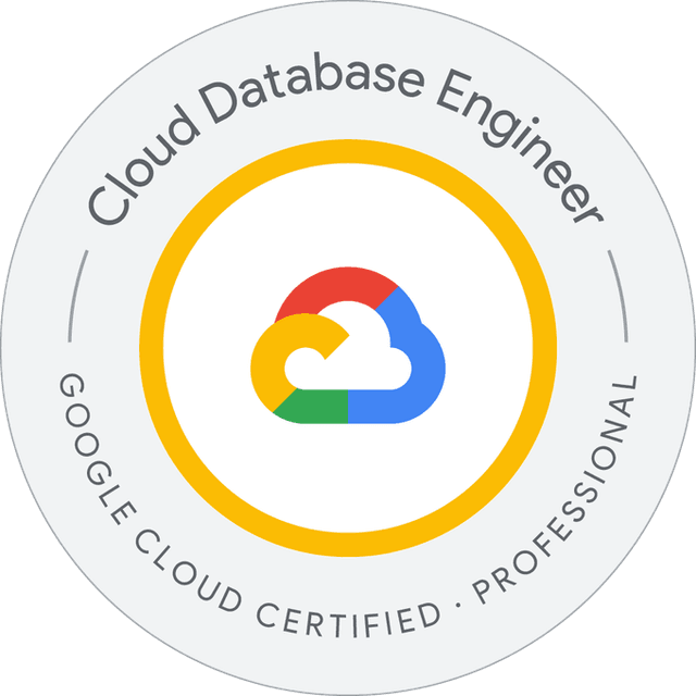 Professional Cloud Database Engineer badge