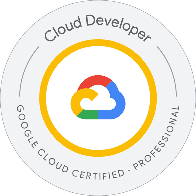 Professional Cloud Developer badge