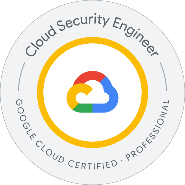 Professional Cloud Security Engineer badge