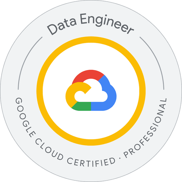 Professional Data Engineer badge