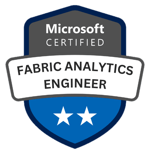 Fabric Analytics engineer badge