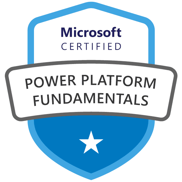 Microsoft Certified Power Platform Fundamentals badge