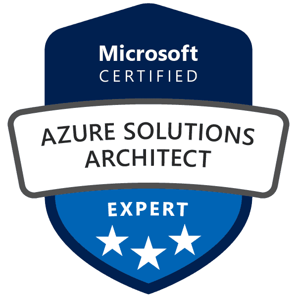 Azure Solutions Architect Expert badge