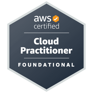 AWS Cloud Practitioner badge
