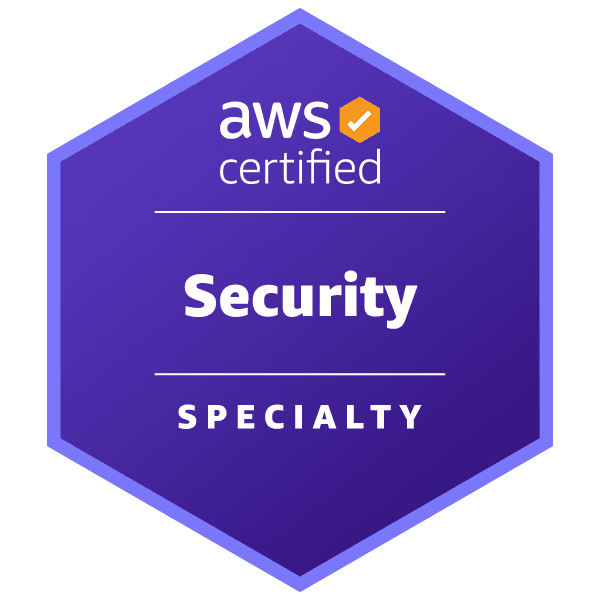 AWS Certified Security Specialty badge