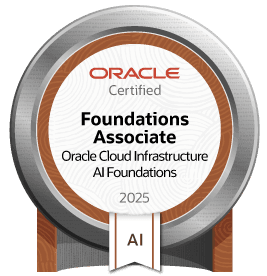 Oracle AI Foundations Associate badge