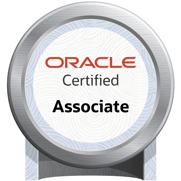 Oracle Associates Badge badge
