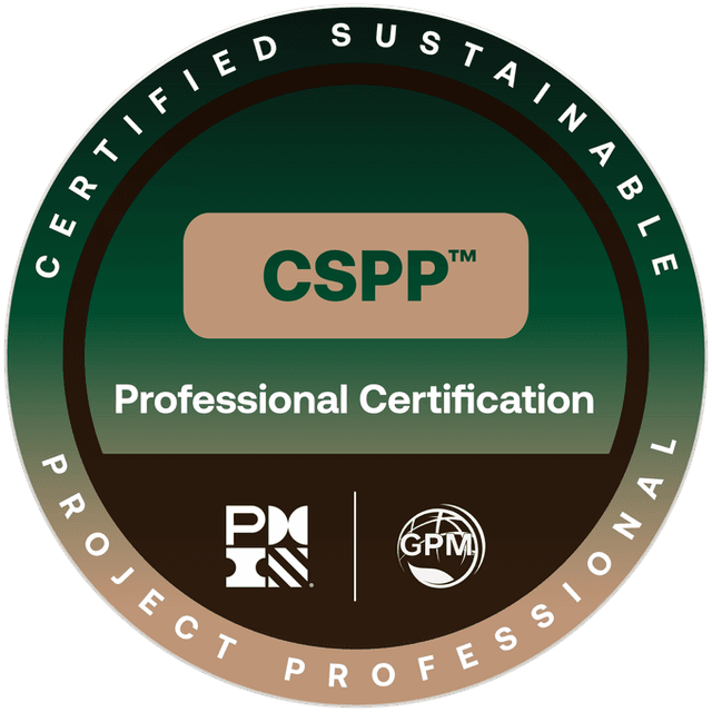 Certified Sustainable Project Professional (CSPP) badge