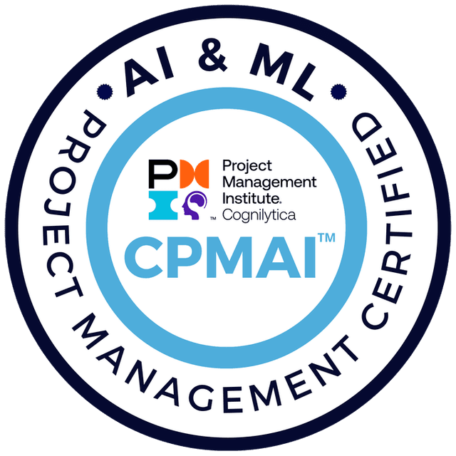 Cognitive Project Management in AI CPMAI badge