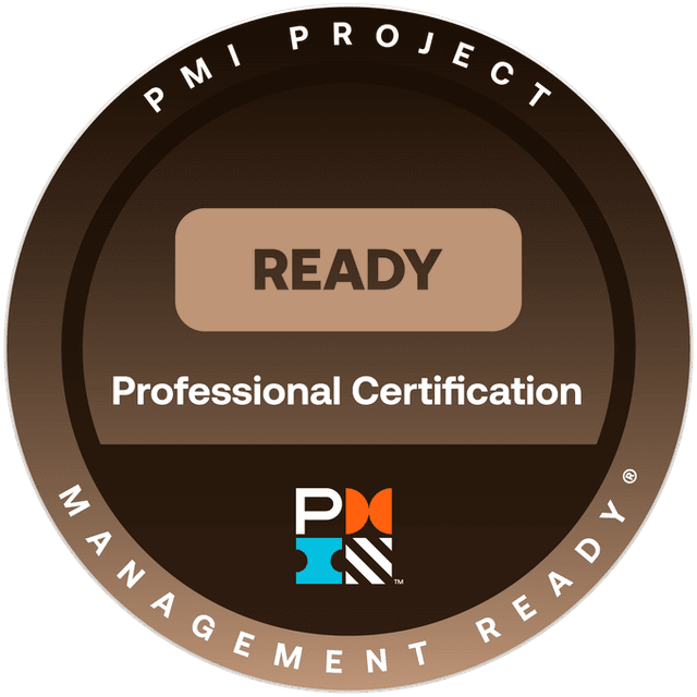 PMI Project Management Ready badge