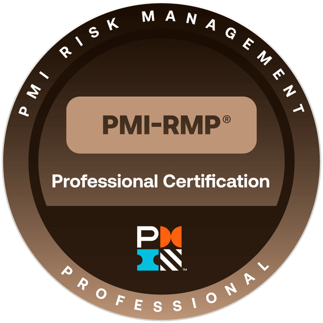 PMI Risk Management Professional PMI RMP badge