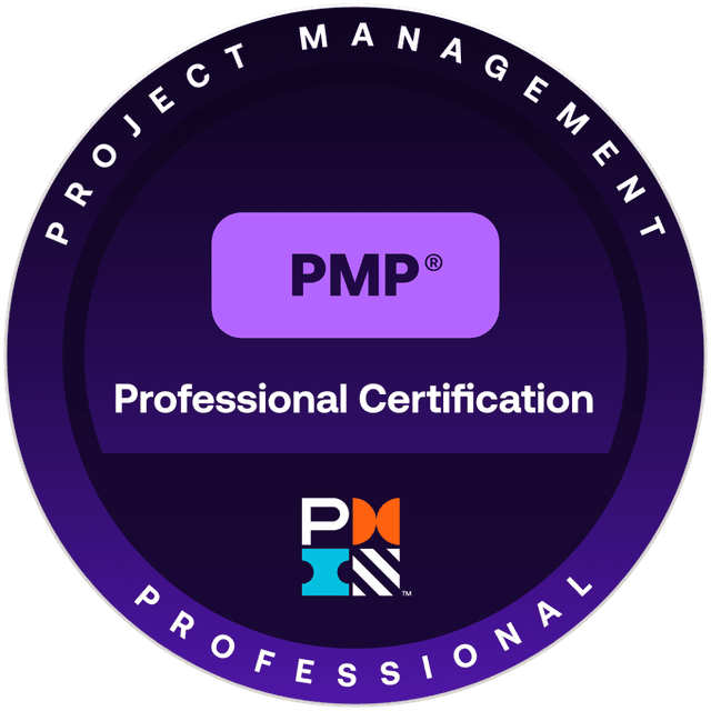 Project Management Professional badge