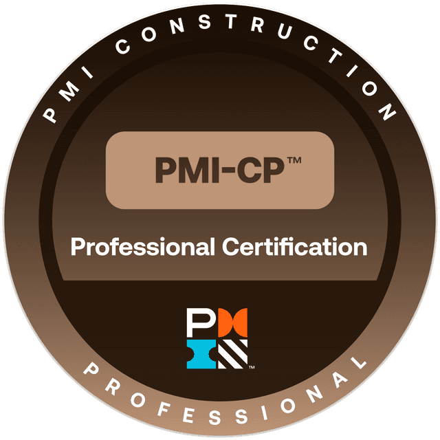 PMI Construction Professional PMI CP badge