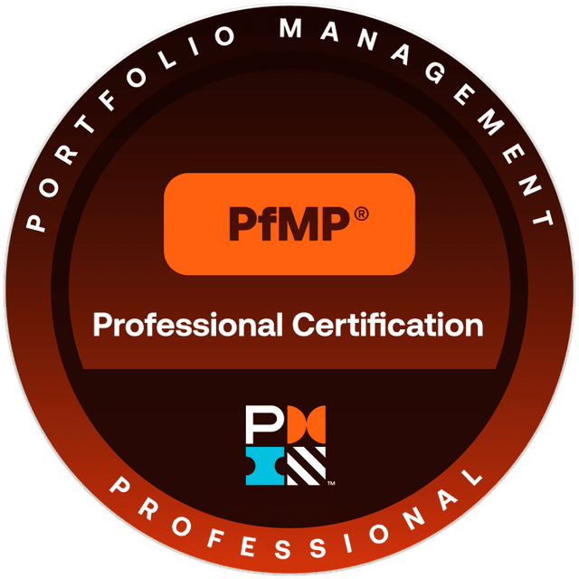 Portfolio Management Professional PfMP badge